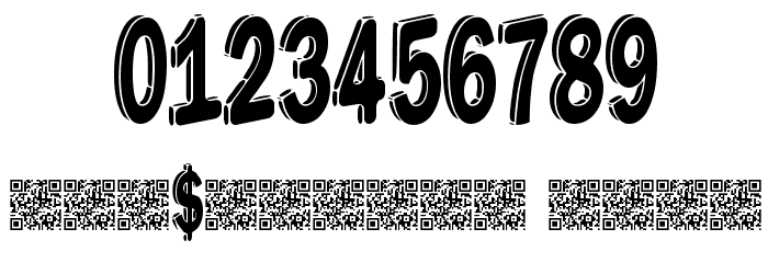 DreamStencil Font OTHER CHARS