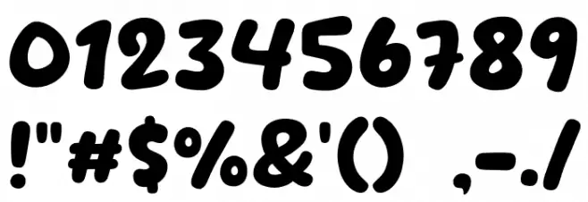 Dreamate Font OTHER CHARS