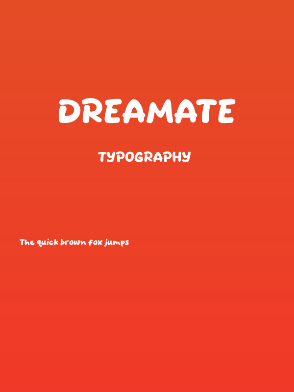Dreamate Poster