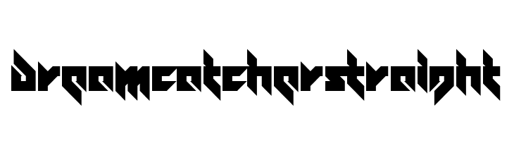 Dreamcatcher Straight  les polices de caractères gratuit tlcharger