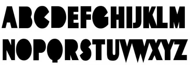 Dreamcolor Schriftart Groß
