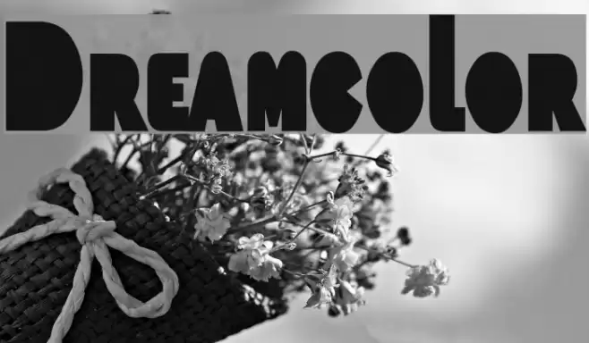 Dreamcolor Font examples