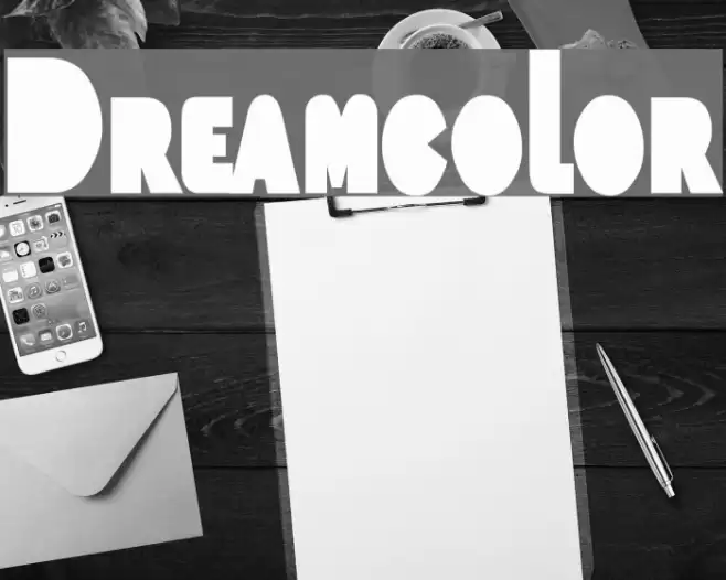 Dreamcolor Font examples