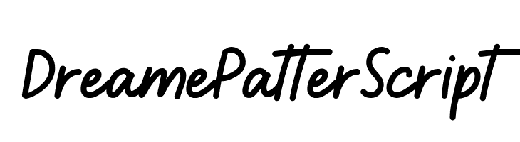Dreame Patter Script  font caratteri gratis