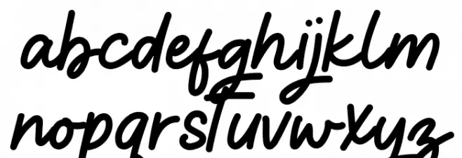 Dreame Patter Script Polices MINUSCULES