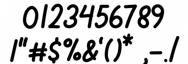 DreamePatter-Caps Font OTHER CHARS