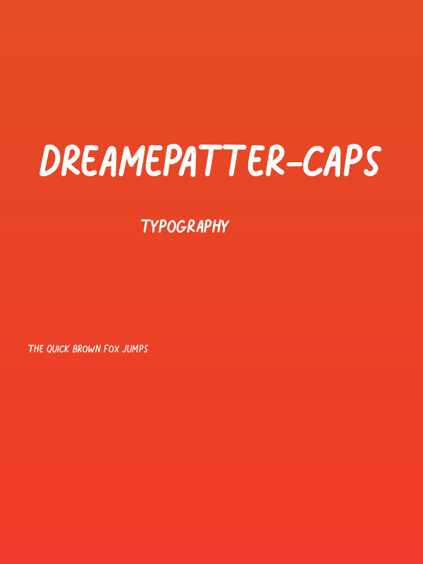 DreamePatter-Caps Poster