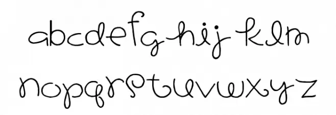 Dreamed About You Font Litere mici