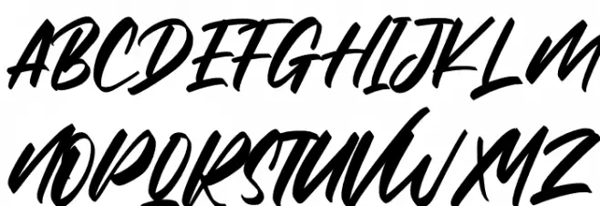 Dreamer Addict Schriftart Groß