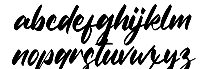 Dreamer Addict Font LOWERCASE