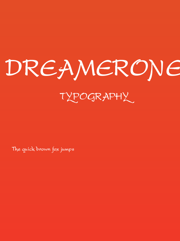 DreamerOne Bold Poster