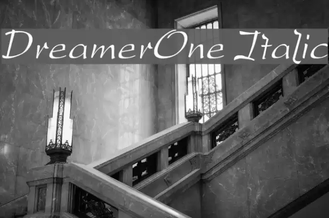 DreamerOne Italic Polices examples