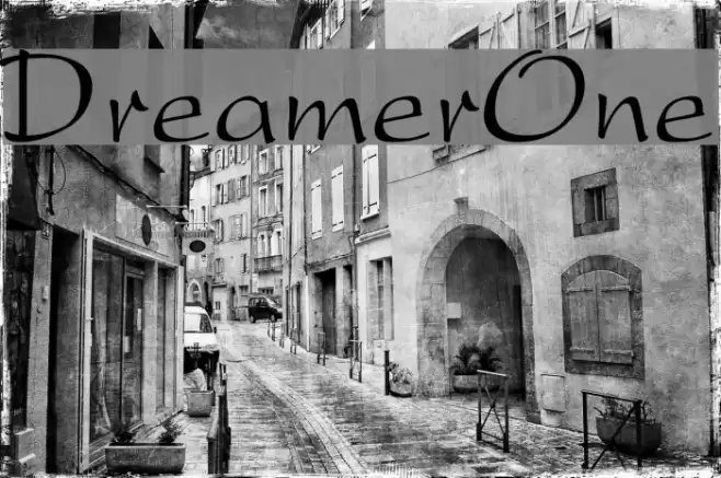 DreamerOne Font examples