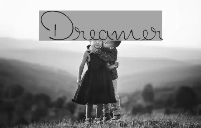 Dreamer Font examples