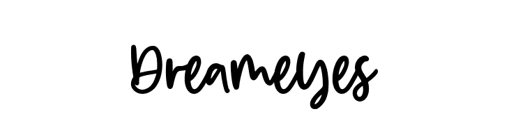 Dreameyes  font caratteri gratis