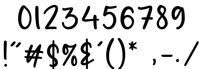 Dreameyes Font OTHER CHARS
