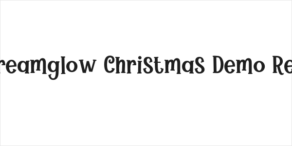 Dreamglow Christmas Demo Reg Logo