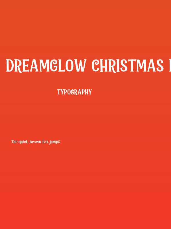 Dreamglow Christmas Demo Reg Poster