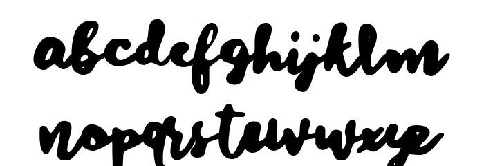 Dreaming Time Font LOWERCASE