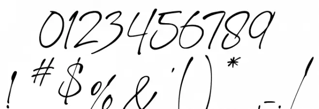 Dreaming in theMoonlight Font OTHER CHARS