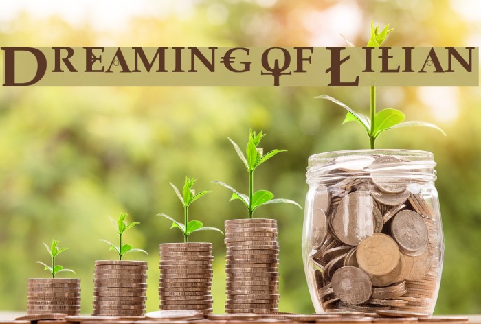 Dreaming of Lilian Font examples