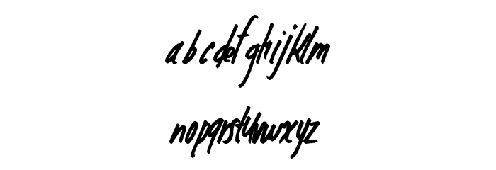DreamingPandas Font LOWERCASE