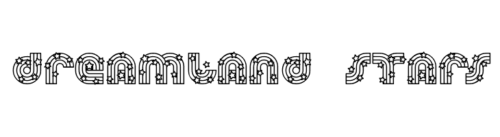 Dreamland Stars  baixar fontes gratis