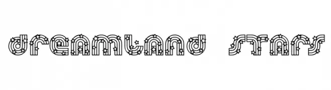 Dreamland Stars  Fuentes Gratis Descargar