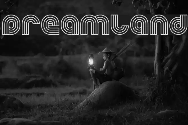 Dreamland Font examples