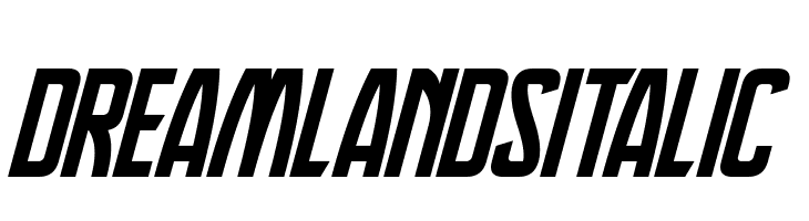 Dreamlands Italic  Frei Schriftart Herunterladen