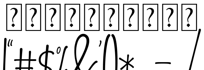 Dreamline Font OTHER CHARS