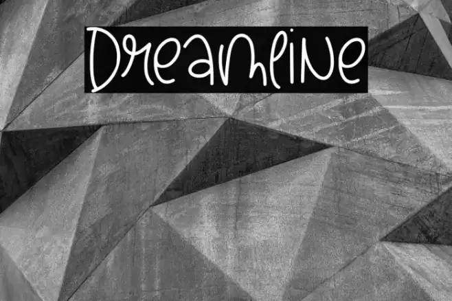 Dreamline Font examples