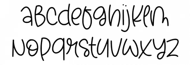 Dreamline Caratteri MINUSCOLO