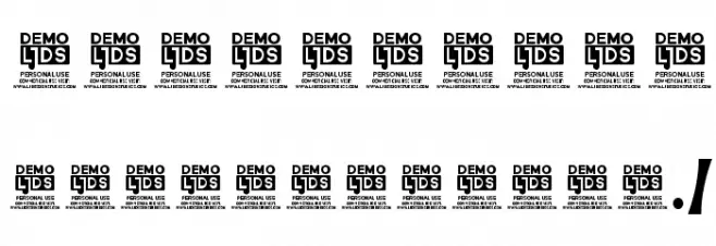Dreams Adventure DEMO Font Alte caractere