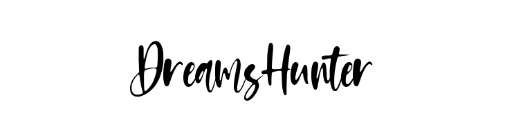 Dreams Hunter  नि: शुल्क फ़ॉन्ट्स डाउनलोड