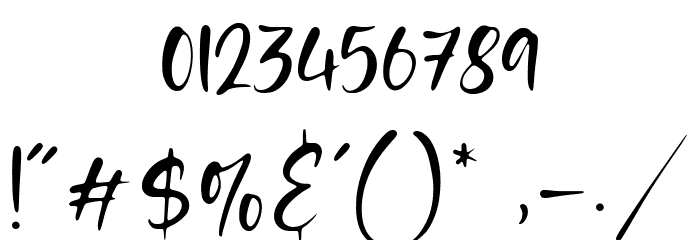 Dreams Hunter Font OTHER CHARS
