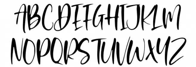 Dreams Hunter Schriftart Groß