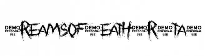 Dreams of Death Brutal  Descarca Fonturi Gratis