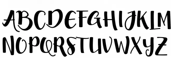 DreamsLiem Font UPPERCASE