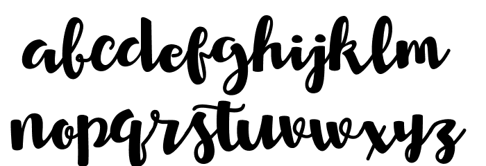 DreamsLiem Font LOWERCASE