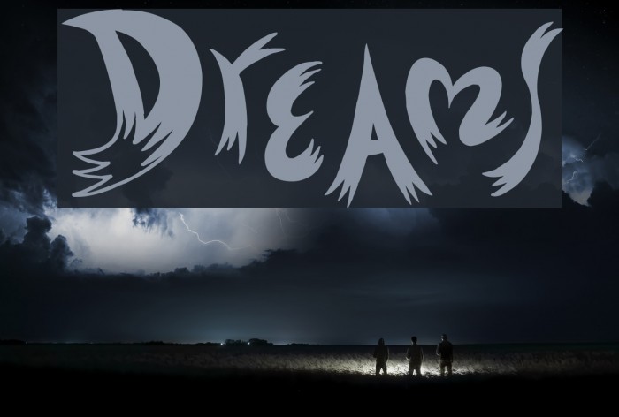 Dreams Font examples