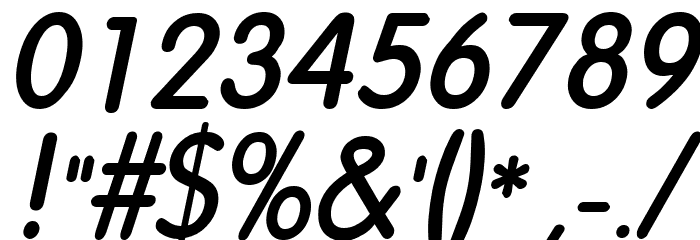 Dreamspeak Bold Italic Font OTHER CHARS