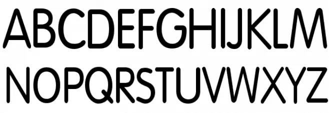 Dreamspeak Bold Schriftart Groß