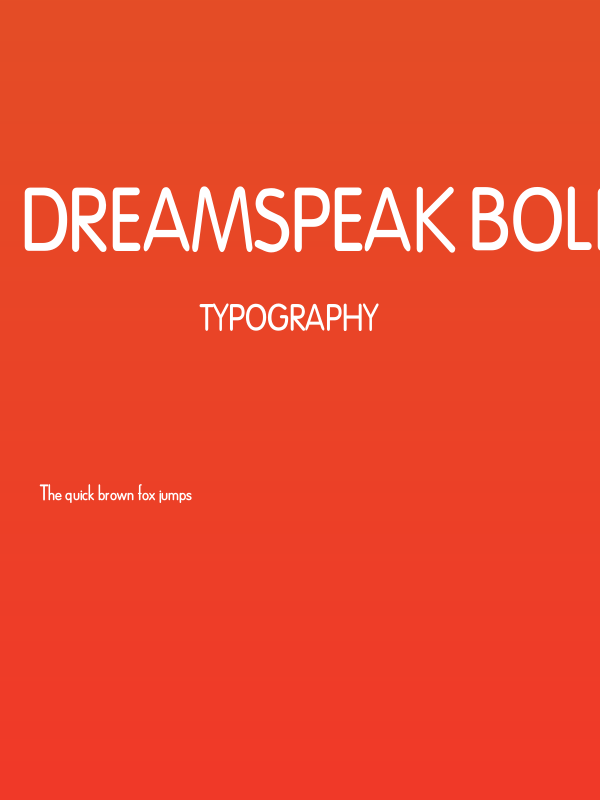 Dreamspeak Bold Poster
