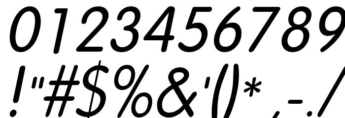 Dreamspeak Italic Font OTHER CHARS