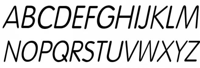 Dreamspeak Italic 字体 大写