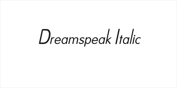 Dreamspeak Italic Logo