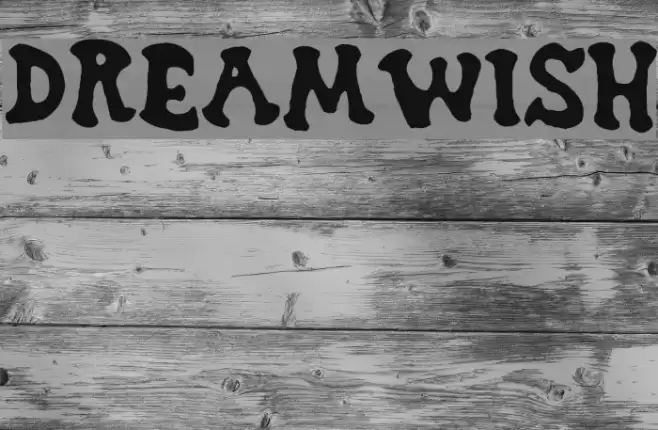 Dreamwish Font examples