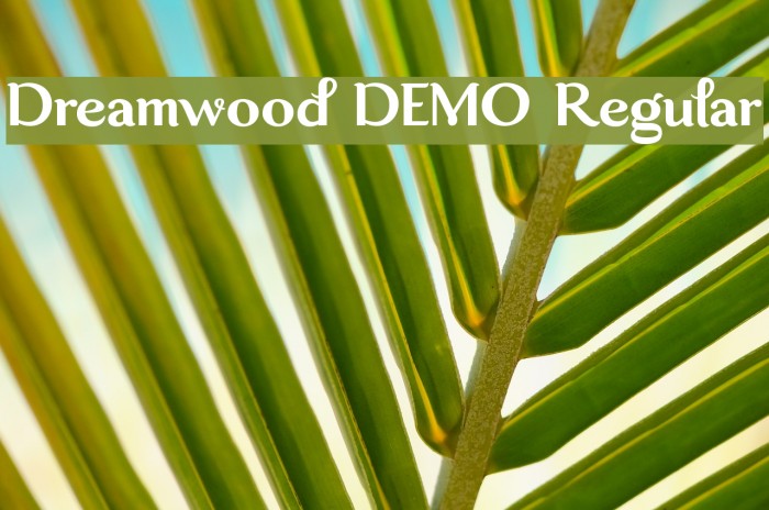 Dreamwood DEMO Regular Example 2