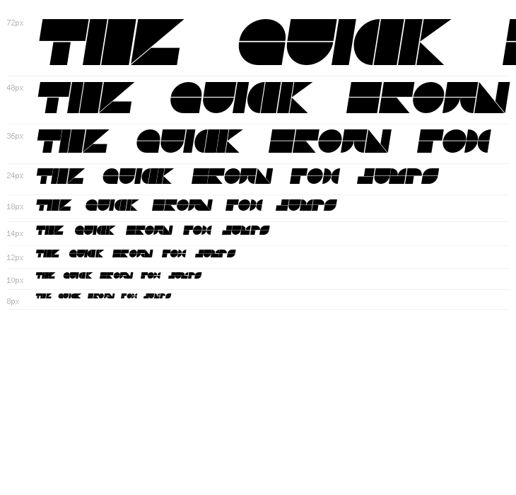 Drebiek Expanded Italic Waterfall